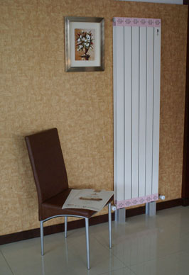 銅鋁復(fù)合暖氣片100x60書房安裝效果圖