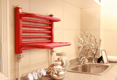 毛巾架暖氣片安裝效果圖展示