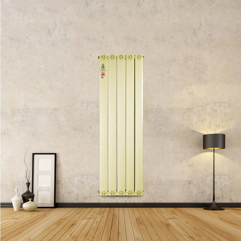 銅鋁復合暖氣片/散熱器75×50鵝黃色