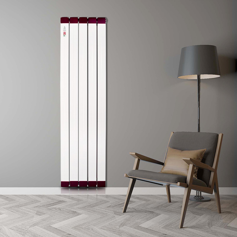 銅鋁復合暖氣片/散熱器75×75白+沙紫